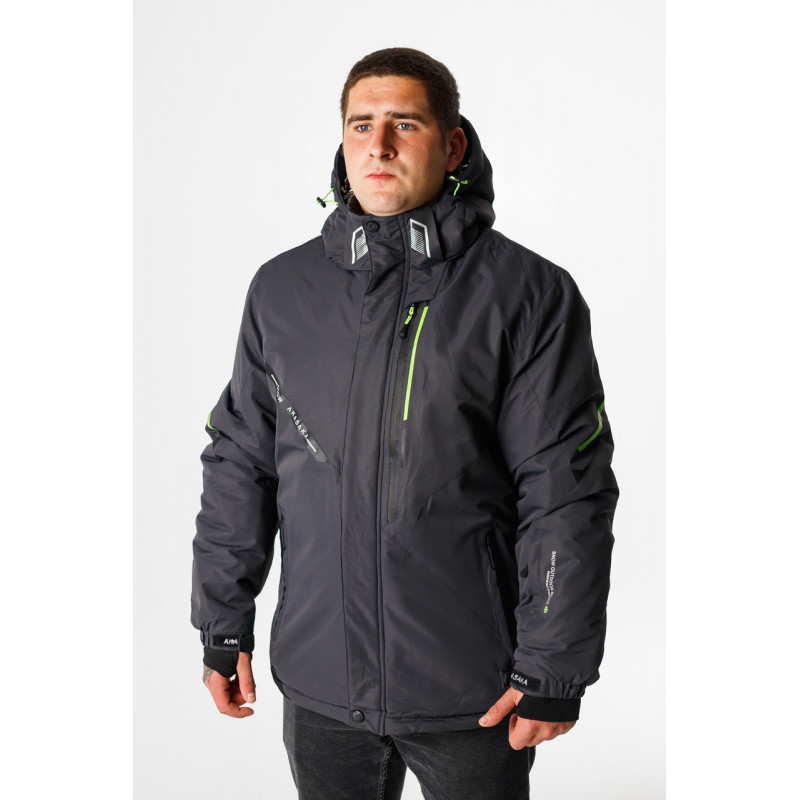 Куртка зимняя Snow мужская M-XXXL термо , Серый,XXXL