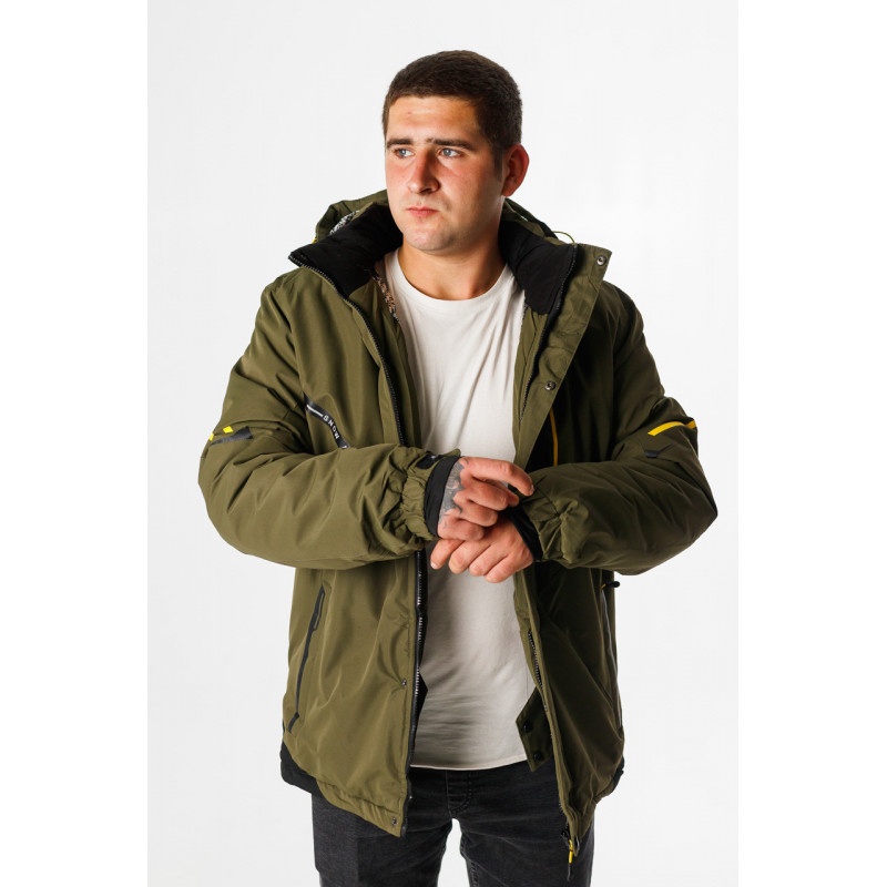 Куртка зимняя Snow мужская M-XXXL термо , Хаки,L