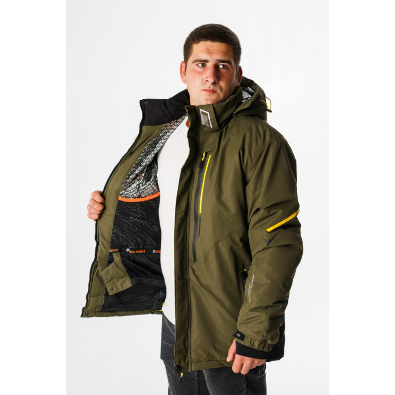 Куртка зимняя Snow мужская M-XXXL термо , Хаки,M