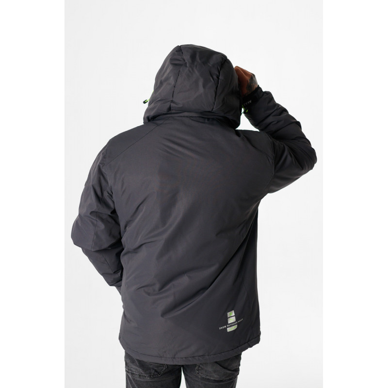 Куртка зимняя термо Snow мужская XXL-8XL большие размеры , Серый,XXXL