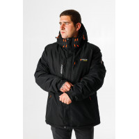 Куртка зимняя термо Snow мужская XXL-8XL большие размеры , Черный,6XL