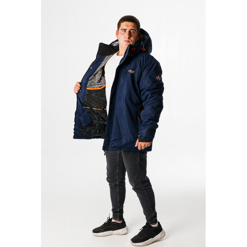 Куртка зимняя термо Snow мужская XXL-8XL большие размеры , Синий,5XL
