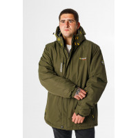 Куртка зимняя термо Snow мужская XXL-8XL большие размеры , Хаки,6XL