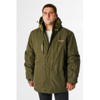 Куртка зимняя термо Snow мужская XXL-8XL большие размеры , Хаки,7XL