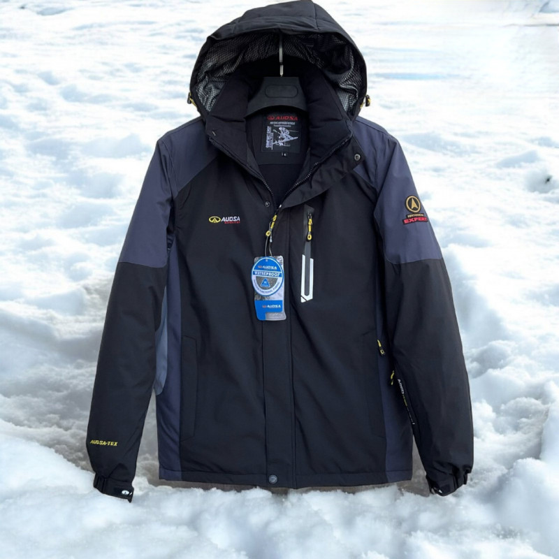Куртка зимняя Audsa мужская M-XXXL термо , Серый,XXL
