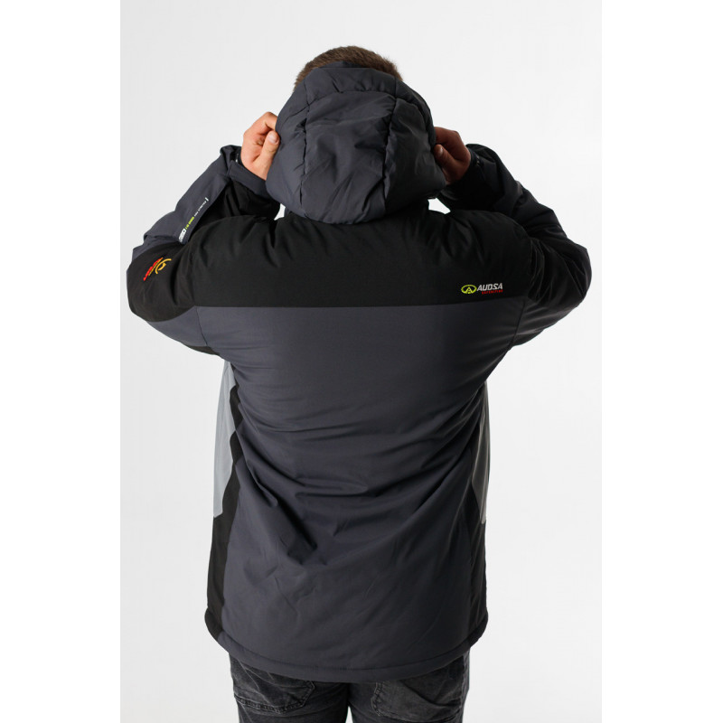 Куртка зимняя Audsa мужская M-XXXL термо , Серый,XXL