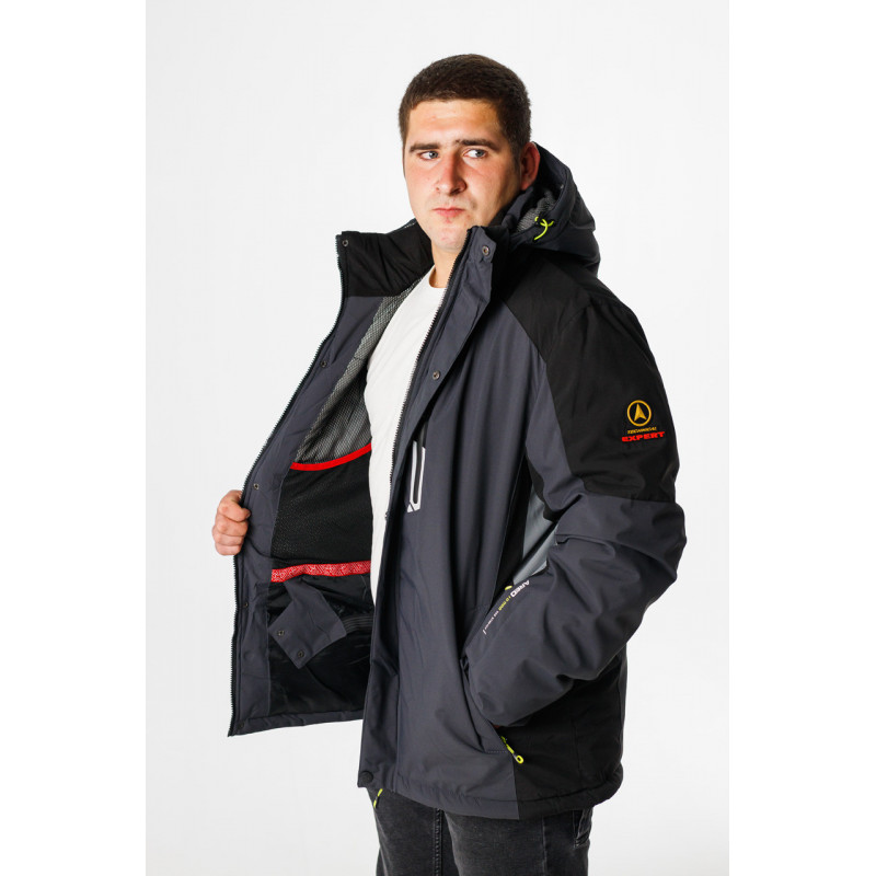 Куртка зимняя Audsa мужская M-XXXL термо , Серый,XXL