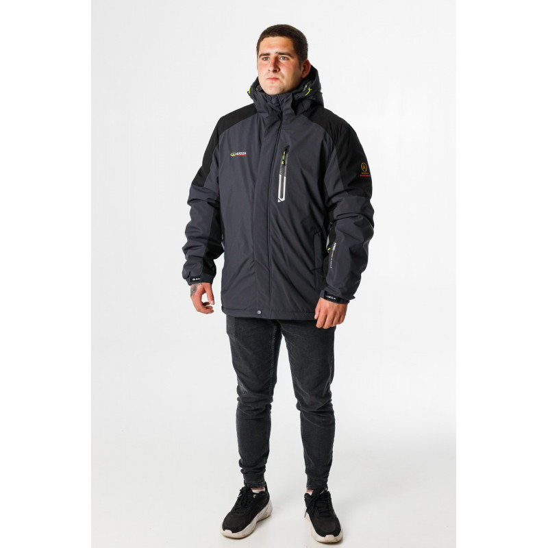 Куртка зимняя Audsa мужская M-XXXL термо , Серый,XXL