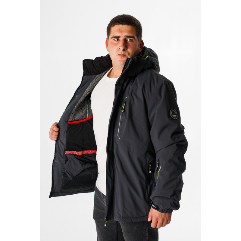 Куртка термо зимняя Audsa мужская M-XXXL , Черный,XXL