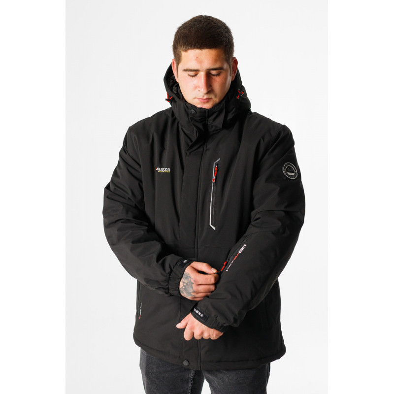 Куртка термо зимняя Audsa мужская M-XXXL , Черный,XXXL