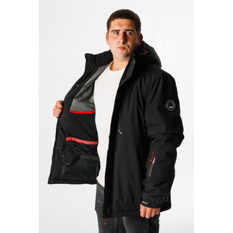 Куртка термо зимняя Audsa мужская M-XXXL , Черный,XL