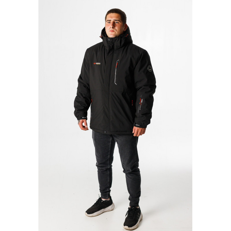 Куртка термо зимняя Audsa мужская M-XXXL , Черный,L