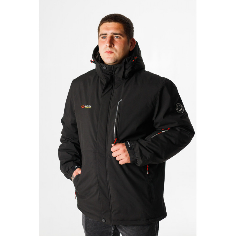 Куртка термо зимняя Audsa мужская M-XXXL , Черный,M