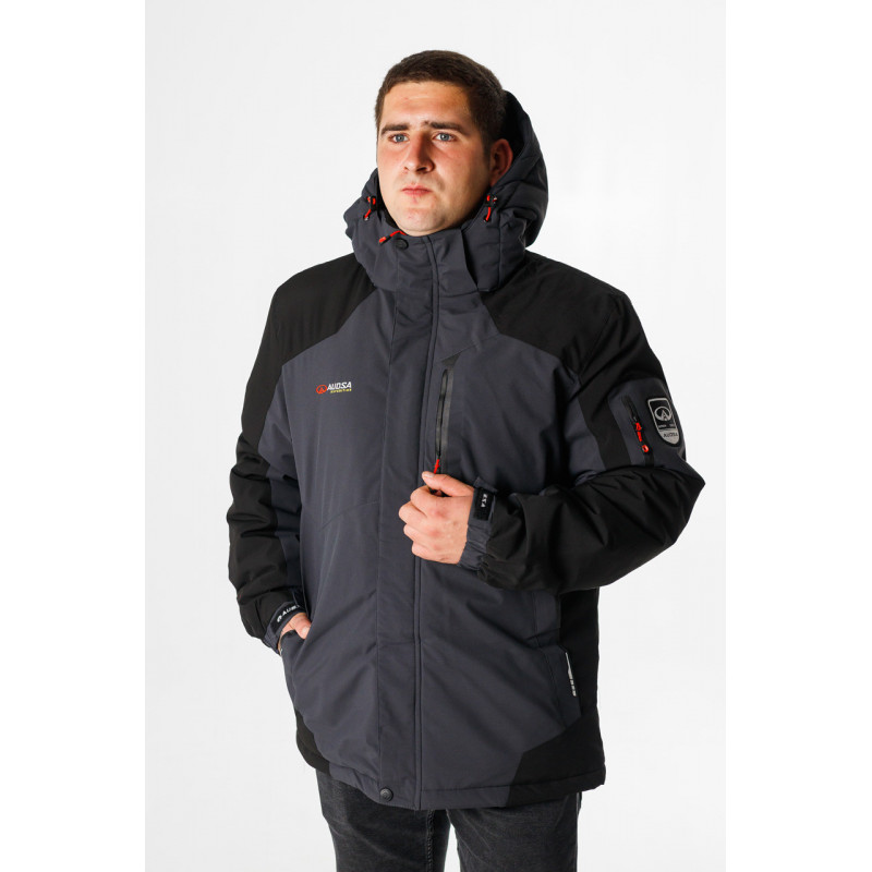 Термокуртка зимова Audsa чоловіча M-XXXL , Сірий,M