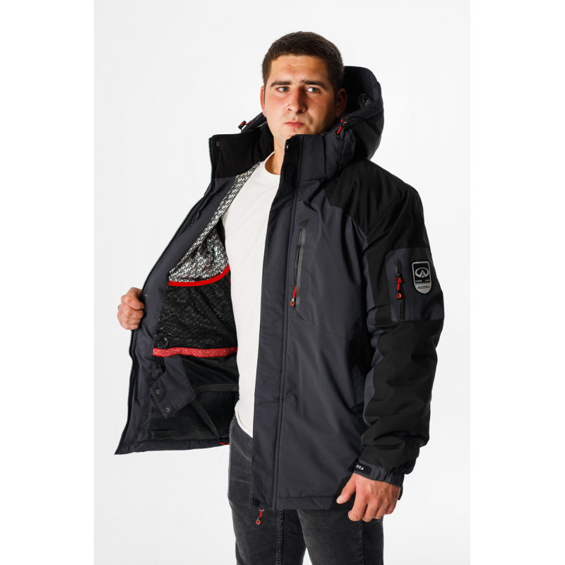 Термокуртка зимова Audsa чоловіча M-XXXL, Сірий, XXL