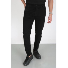 Джинсы Мом теплые Willmen евробайка мужские большие , 34,  Черный