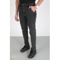 Джинсы Мом теплые Willmen евробайка мужские большие , 38,  Графит