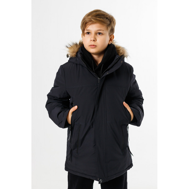 Куртка зимняя Imydaq Style теплая для мальчика 10-15 лет , Горчичный, 164