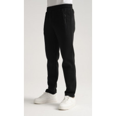 Штани спортивні теплі Cramp Фліс чоловічі великі розміри 3XL-5XL, 4XL, Чорний