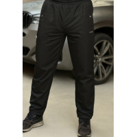 Брюки спортивные теплые Fore плащевка флис мужские M-XXXL , M, Черный