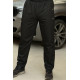 Брюки спортивные теплые Fore плащевка флис мужские большие размеры XL-5XL , XL, Черный