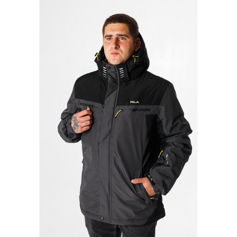 Термокуртка RLA зимова чоловіча M-XXXL , Графіт, XL