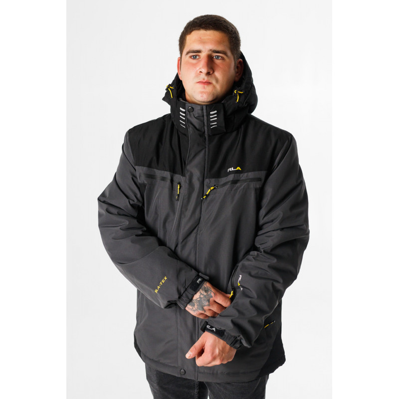 Термокуртка RLA зимняя мужская M-XXXL , Графит,M