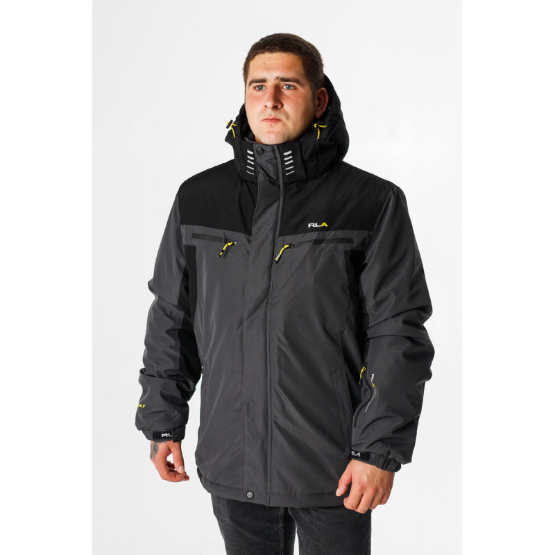 Термокуртка RLA зимняя мужская M-XXXL , Графит,M
