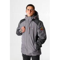 Термокуртка зимняя RLA мужская M-XXXL , Серый,XL