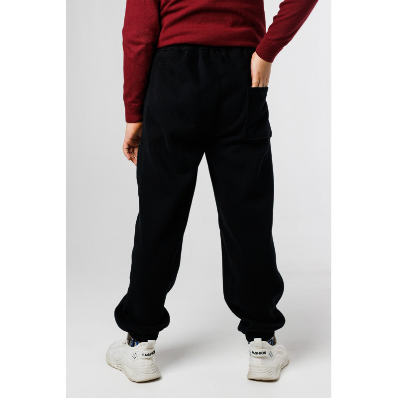 Спортивные штаны Alder для мальчика 8-15 лет теплые , Черный, 128