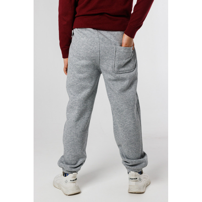 Спортивные штаны для мальчика 11-18 лет Alder теплые , Серый, 146