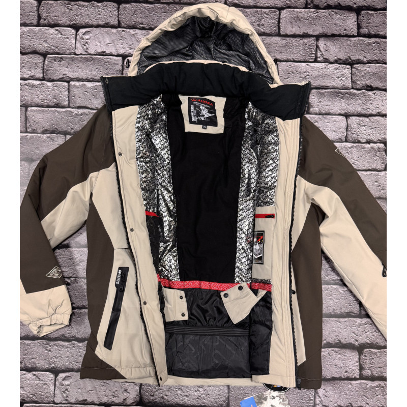 Куртка Audsa термо зимняя мужская M-XXXL , Бежевый,XXL
