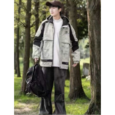 Куртка TH&TZ демисизонная для мальчика 10-15 лет , Бежевый,  164