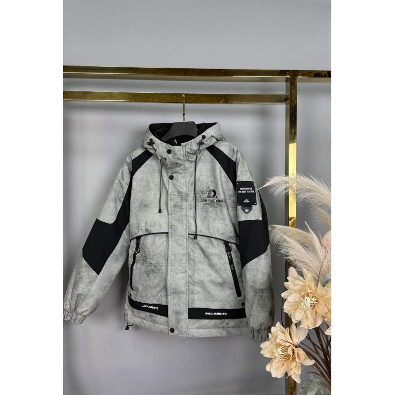 Куртка TH&TZ демисизонная для мальчика 10-15 лет , Бежевый,  164