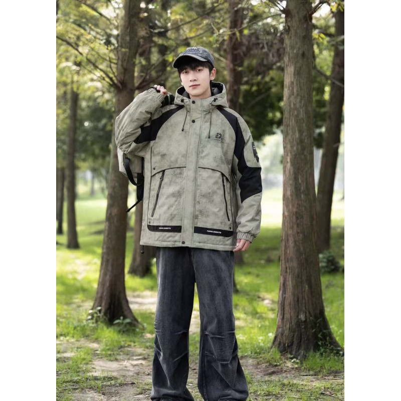 Куртка TH&TZ демисизонная для мальчика 10-15 лет , Оливковый,  146