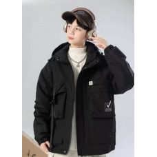 Куртка TH&TZ демисизонная для мальчика 8-11 лет , Черный,  128