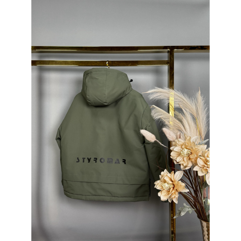 Куртка TH&TZ демисизонная для мальчика 8-11 лет , Хаки,  146