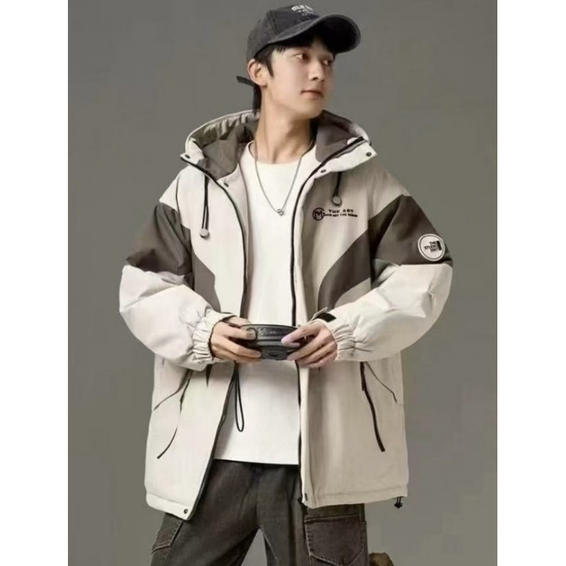 Куртка TH&TZ двухсторонняя оверсайз для мальчика 10-15 лет , Черный,  164