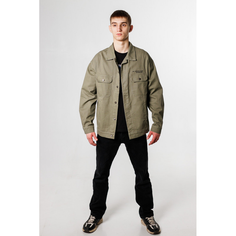 Куртка джинсовая PANDA мужская пиджак , Черный, L