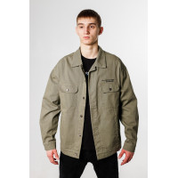 Куртка джинсовая PANDA мужская пиджак , Хаки, XXXL