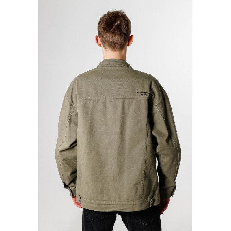 Куртка джинсовая PANDA мужская пиджак , Хаки, XL