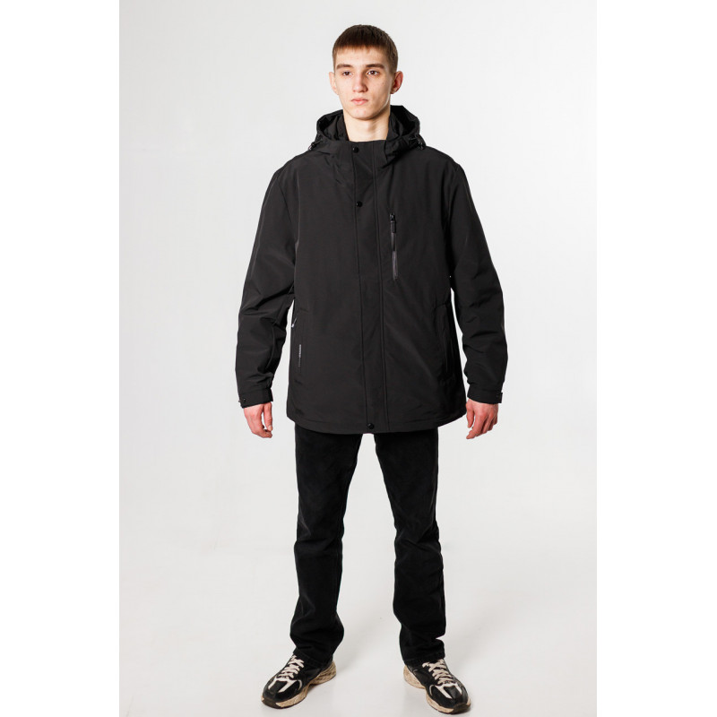 Куртка мужская Panda демисезонная большие размеры 52-60 р-ра , Черный, XXXL