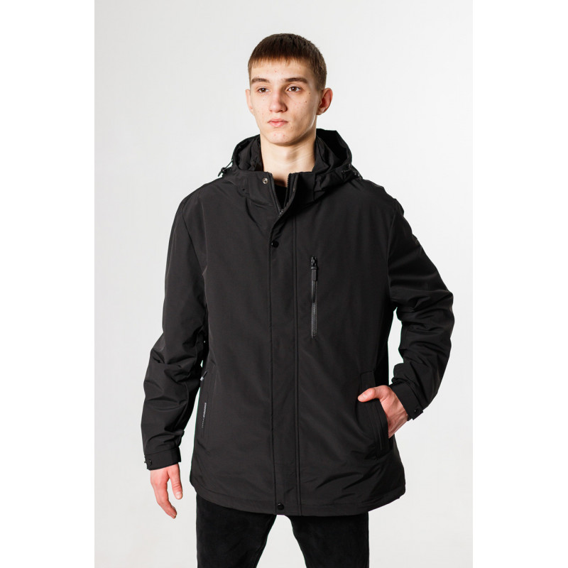 Куртка мужская Panda демисезонная большие размеры 52-60 р-ра , Черный, 6XL