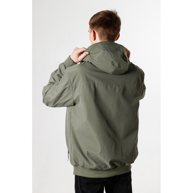 Куртка мужская Panda демисезонная манжет большие размеры 52-60 р-ра , Оливковый, XXL