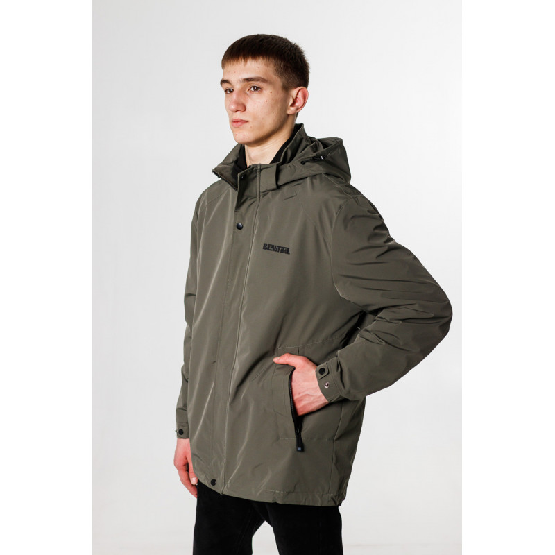 Ветровка мужская Panda большие размеры 52-60 р-ра , Оливковый, 6XL