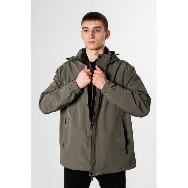 Ветровка мужская Panda большие размеры 52-60 р-ра , Оливковый, 5XL