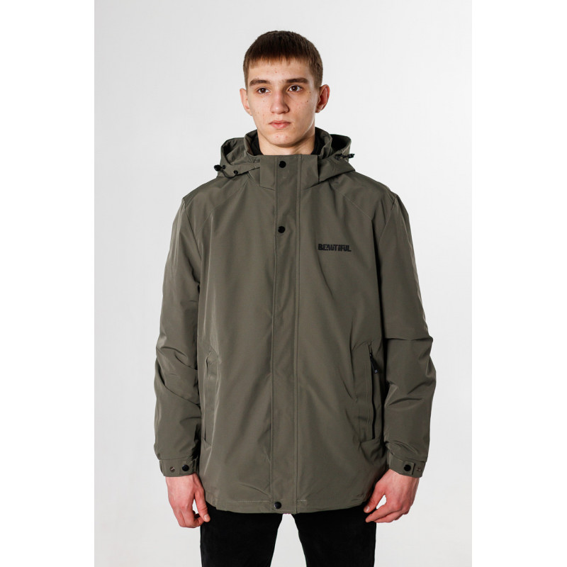 Ветровка мужская Panda большие размеры 52-60 р-ра , Оливковый, 5XL