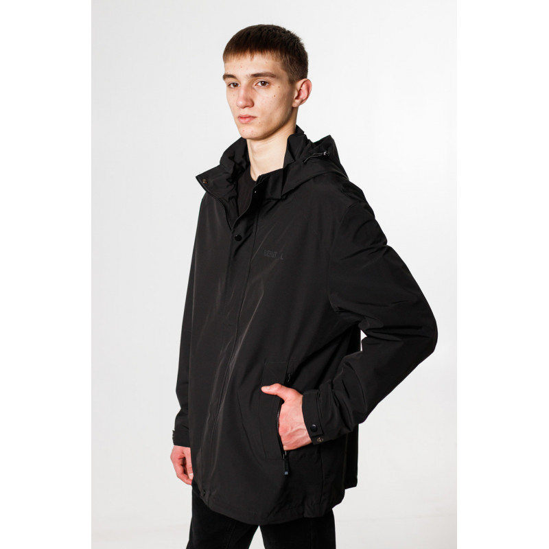 Ветровка мужская Panda большие размеры 52-60 р-ра , Черный, XXL