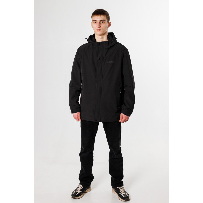 Ветровка мужская Panda большие размеры 52-60 р-ра , Черный, XXL