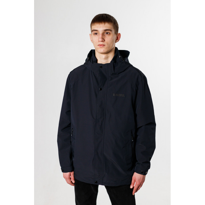 Ветровка мужская Panda большие размеры 52-60 р-ра , Темно-синий, 4XL